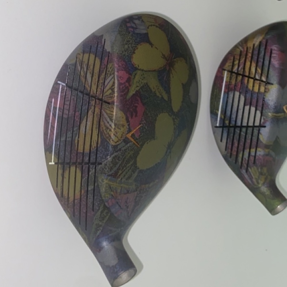 4 Trident Golf heads Floral Edition New - Picture 3 of 7